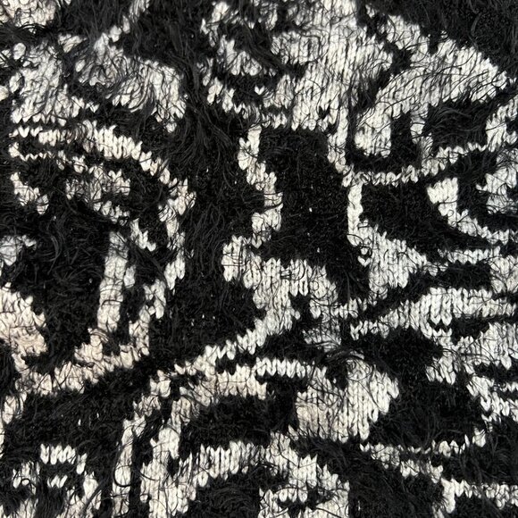 NEW Chicos Eyelash-Trim Jacquard Pullover Sweater Sz 1 (8) - Picture 8 of 16